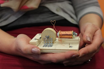Foto einer selbstgebauten elektronischen Vorrichtung
