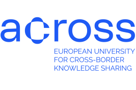 Logo: across – European University for Cross-Border Knowledge Sharing