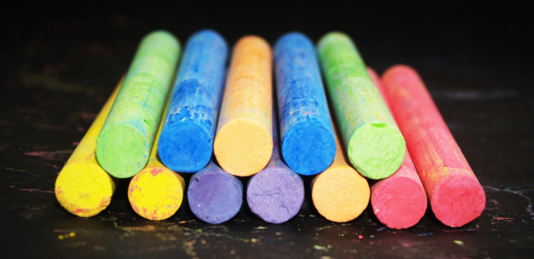 Bunte Kreide